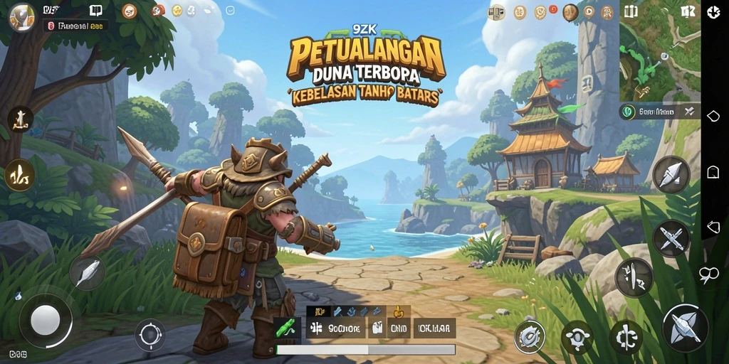 Gameplay Open World yang seru dan mendebarkan di 9ZK.