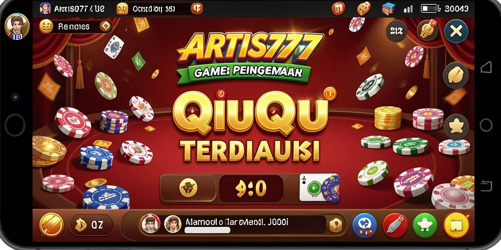 Screenshot ARTIS777 menunjukkan pengalaman bermain QiuQiu yang menarik.