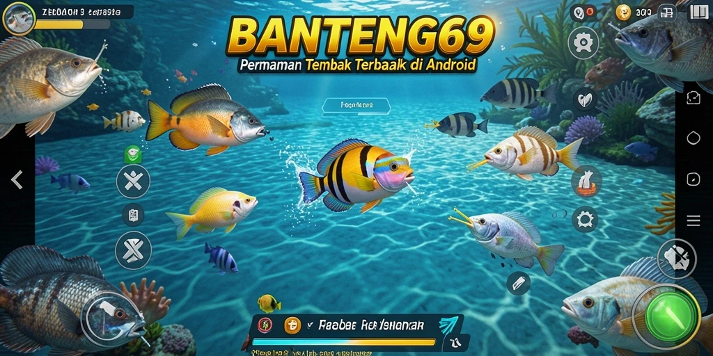 Tangkapan layar gameplay seru Tembak Ikan BANTENG69.
