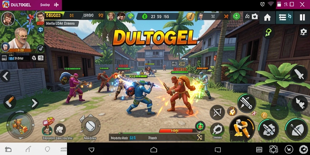 Tampilan utama DULTOGEL dengan berbagai fitur pengelolaan data.