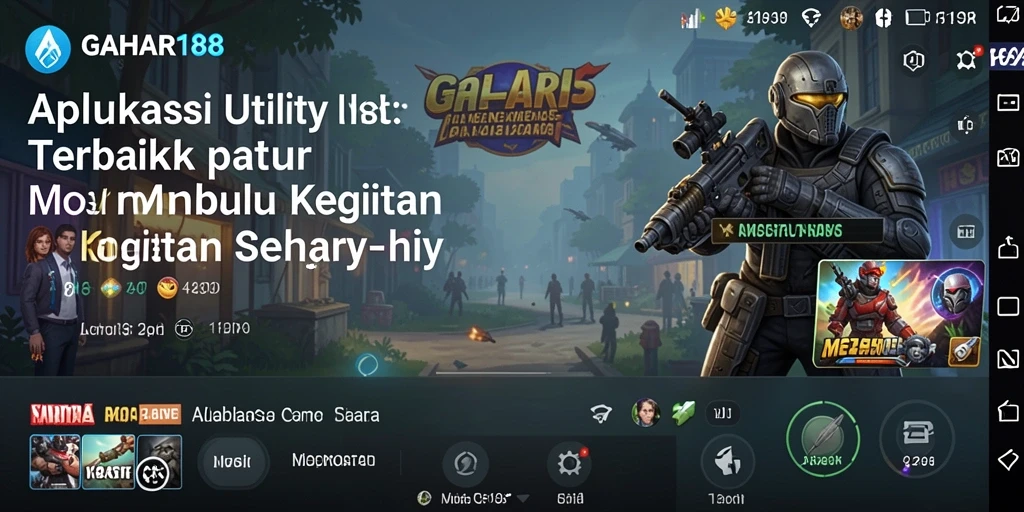 Tampilan antarmuka GAHAR188 yang sederhana dan intuitif.