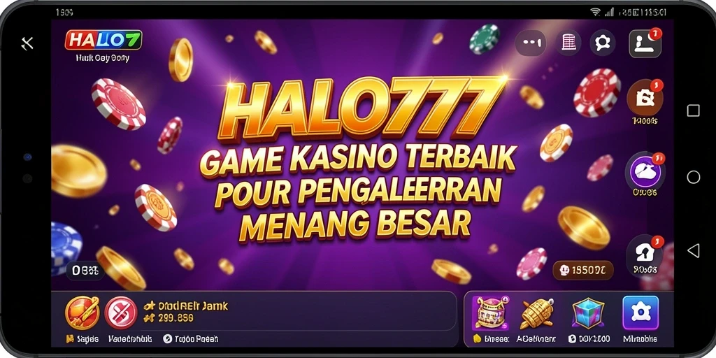 Tampilan gameplay HALO777 yang menarik dalam permainan Kasino.