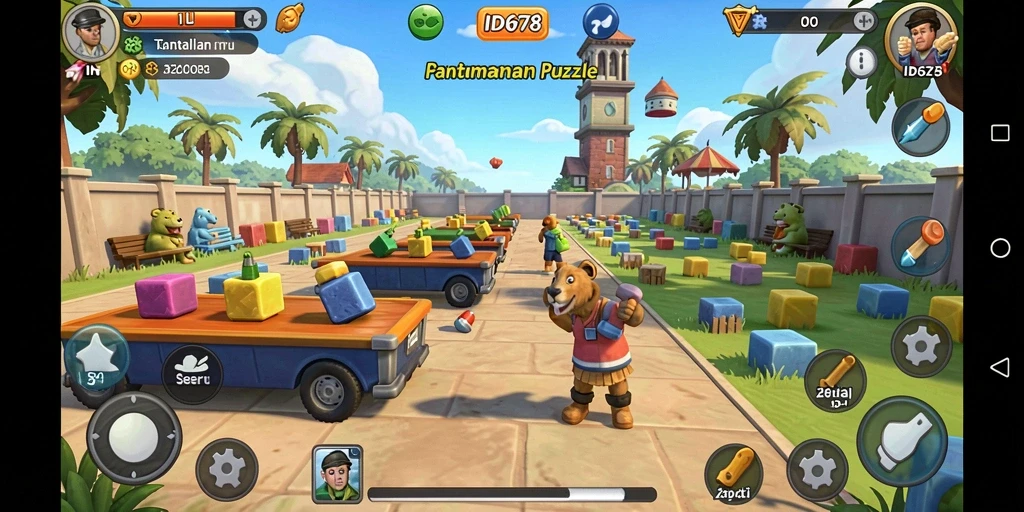 Tampilan menawan dari gameplay seru ID678 dengan teka-teki yang menantang.