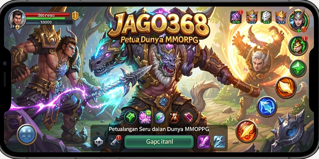 Tampilan gameplay seru dan interaktif dari JAGO368.