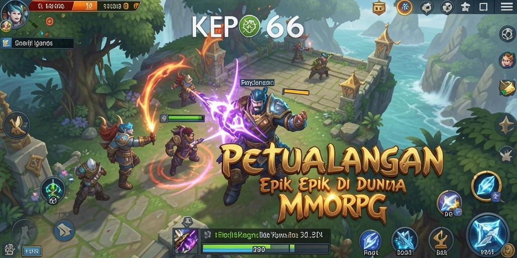 Tangkapan layar utama dari gameplay KEPO66 menampilkan aksi seru dalam pertempuran multiplayer.