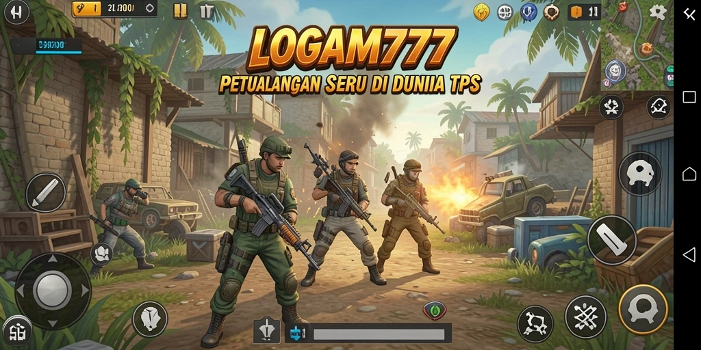 Tampilkan aksi mendebarkan dalam gameplay LOGAM777.