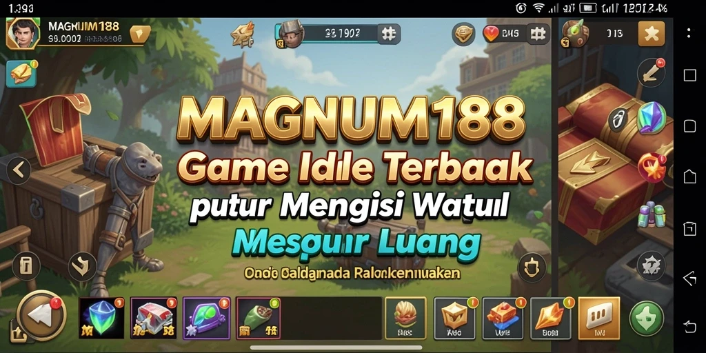 Tampilan gameplay Idle yang menarik dan interaktif.