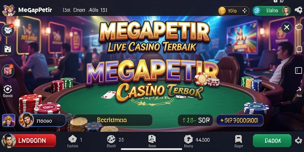 Tampilan gameplay MEGAPETIR yang dinamis dan menarik.