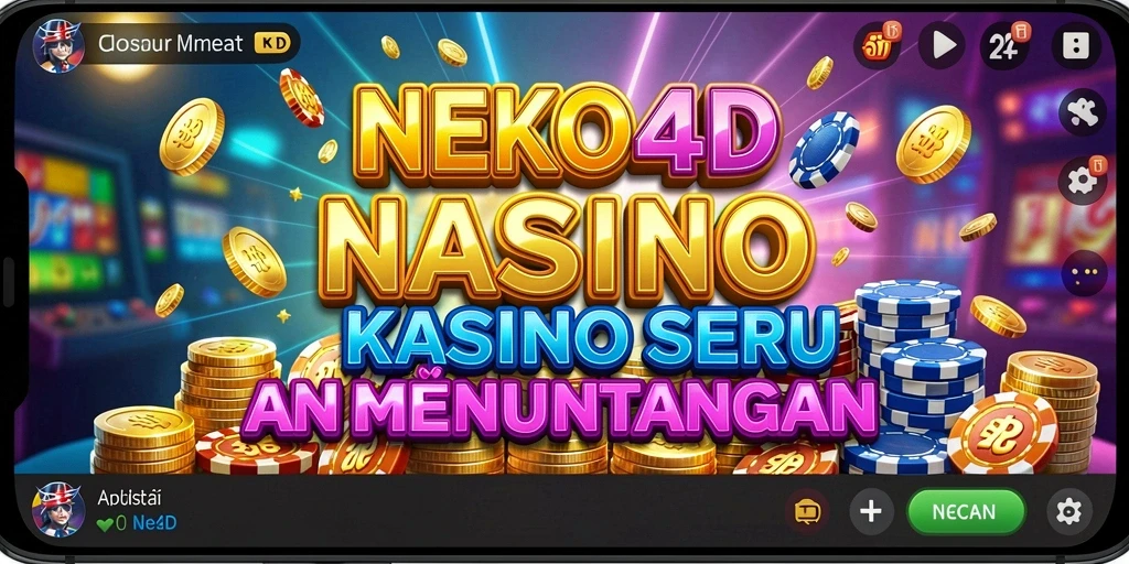Tampilan menawan dari permainan Kasino di NEKO4D.