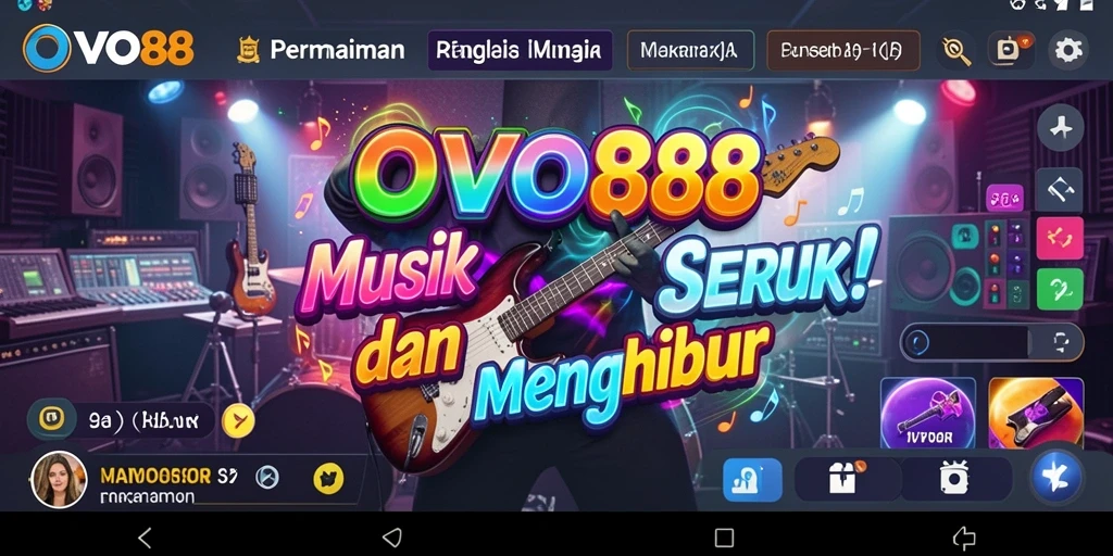 Screenshot dari <strong>OVO88</strong> menampilkan gameplay musik yang interaktif dan mengasyikkan.