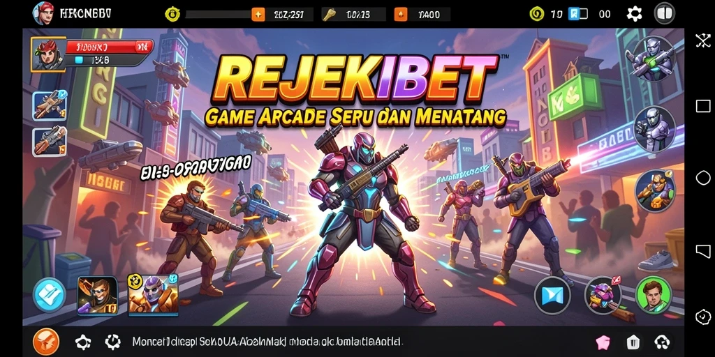 Tampilan gameplay <strong>REJEKIBET</strong> dengan aksi seru dan tantangan menarik.
