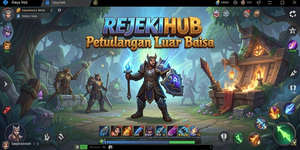 Tampilan gameplay ARPG yang seru dan dinamis di REJEKIHUB.