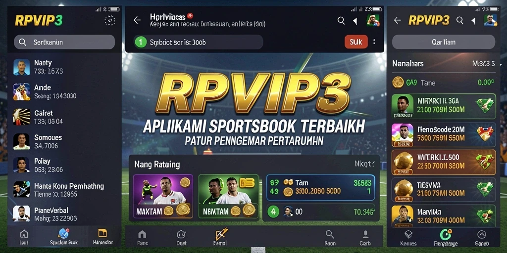 Tampilan menarik dari gameplay taruhan di RPVIP3.