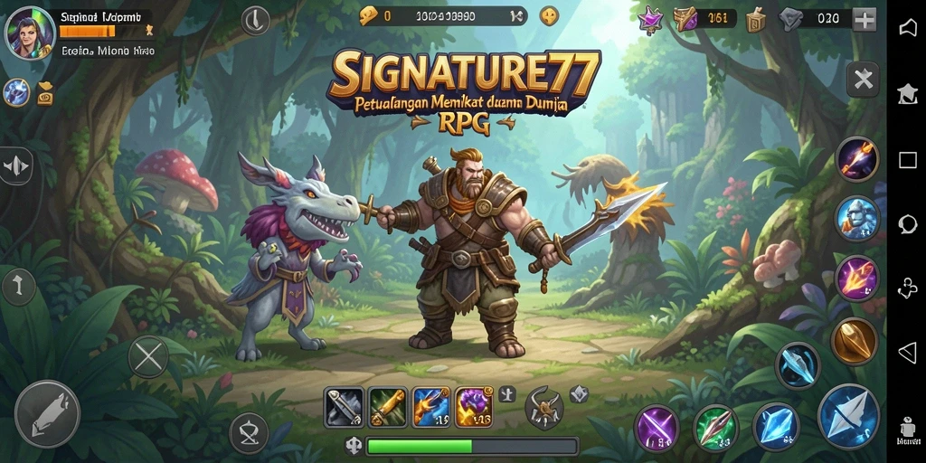 Tampilan menarik dari gameplay SIGNATURE77 yang penuh aksi.