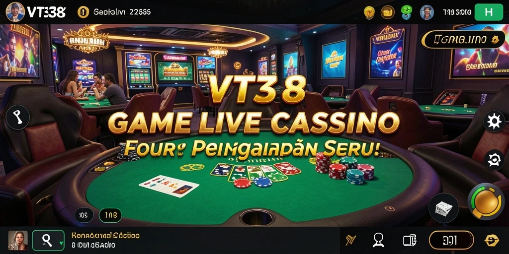 Tampilan gameplay VT38 Live Casino yang seru dan interaktif.